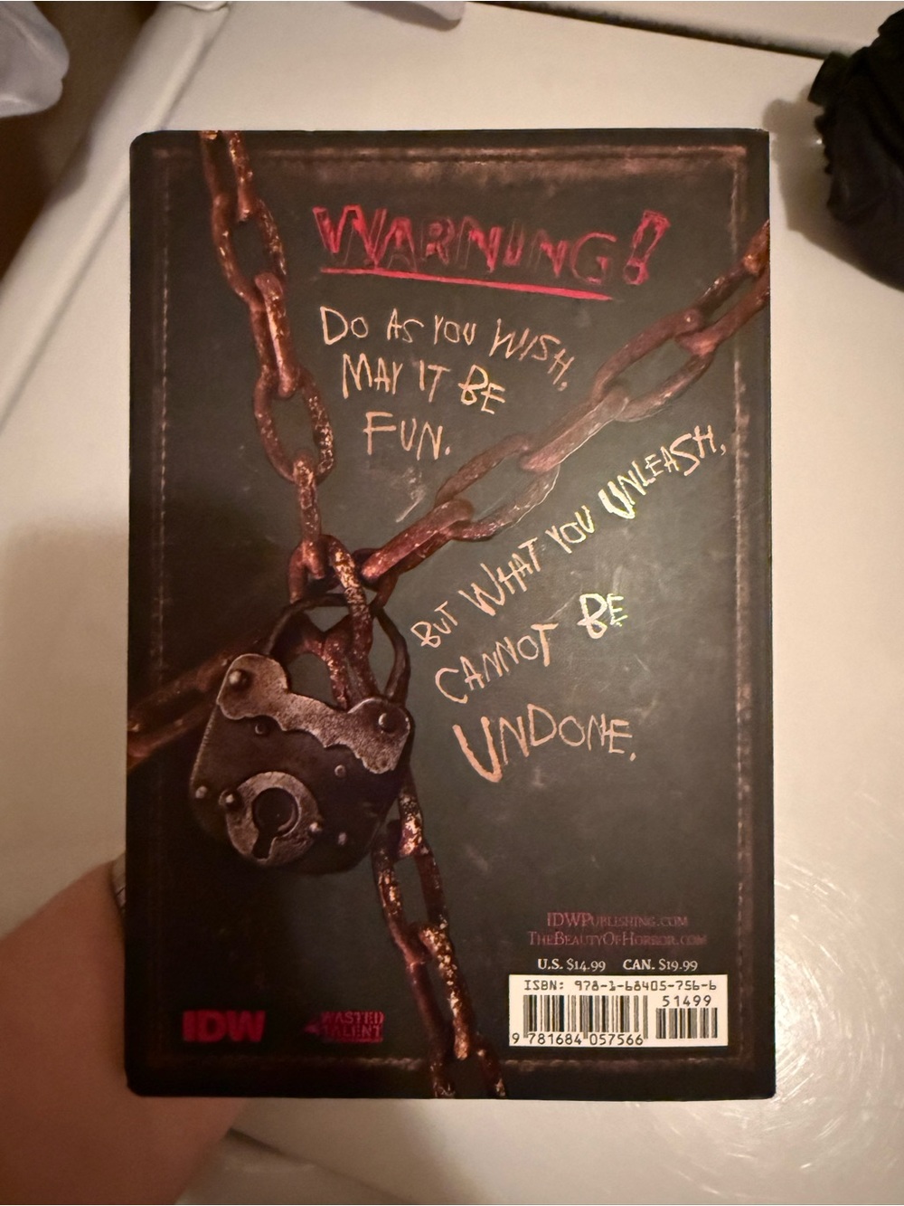 The Beauty of Horror: Haunt This Journal - Black Cover - Picture 5 of 5